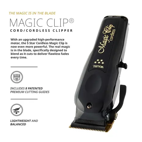 Wahl Magic clip Cordless Black