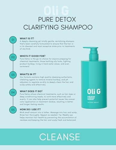 Oli G Pure Detox Clarifying Shampoo 300ml