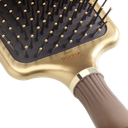 Expert Care Rectangular Nylon Bristle Gold&Brown L