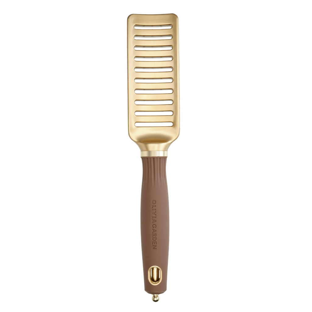 Expert Style Vent Nylon Bristles Gold&Brown