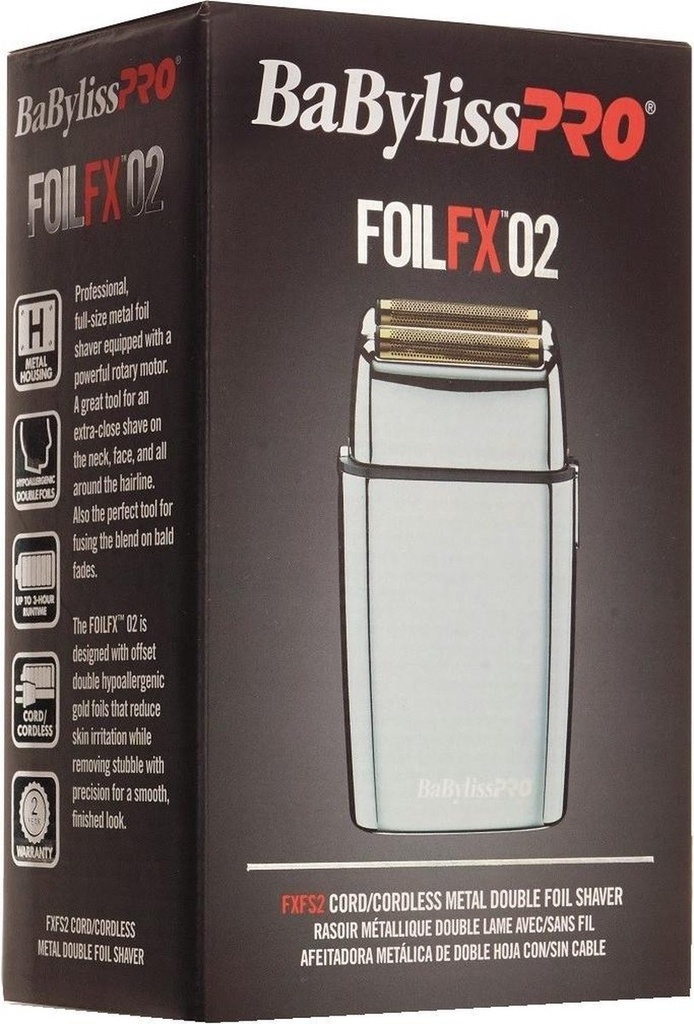 Babyliss Pro FoilFX02 Zilver