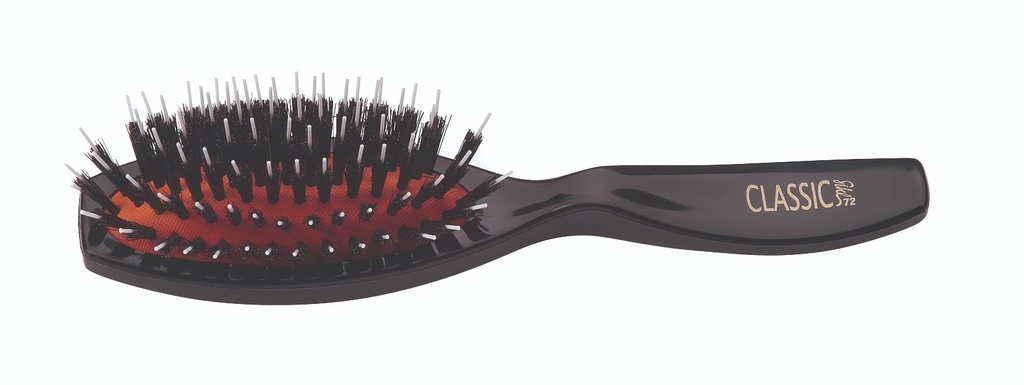 [S8458232] SIBEL Platte borstel Classic 72 Pneumatisch ovaal zwart