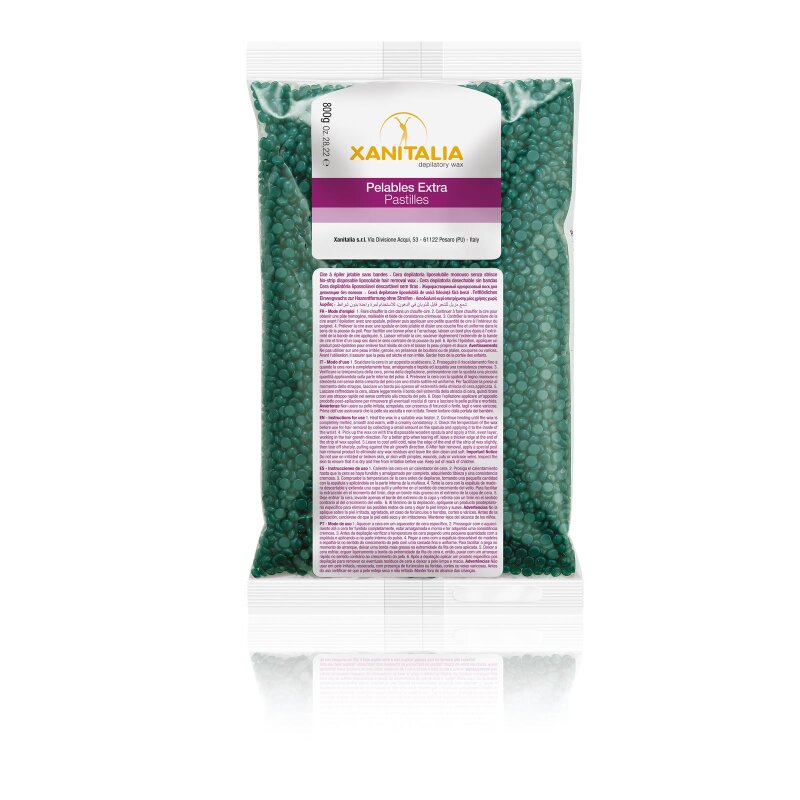 [IT1008] Cire dépilatoire jetable sans bandes Chlorophylle 800g