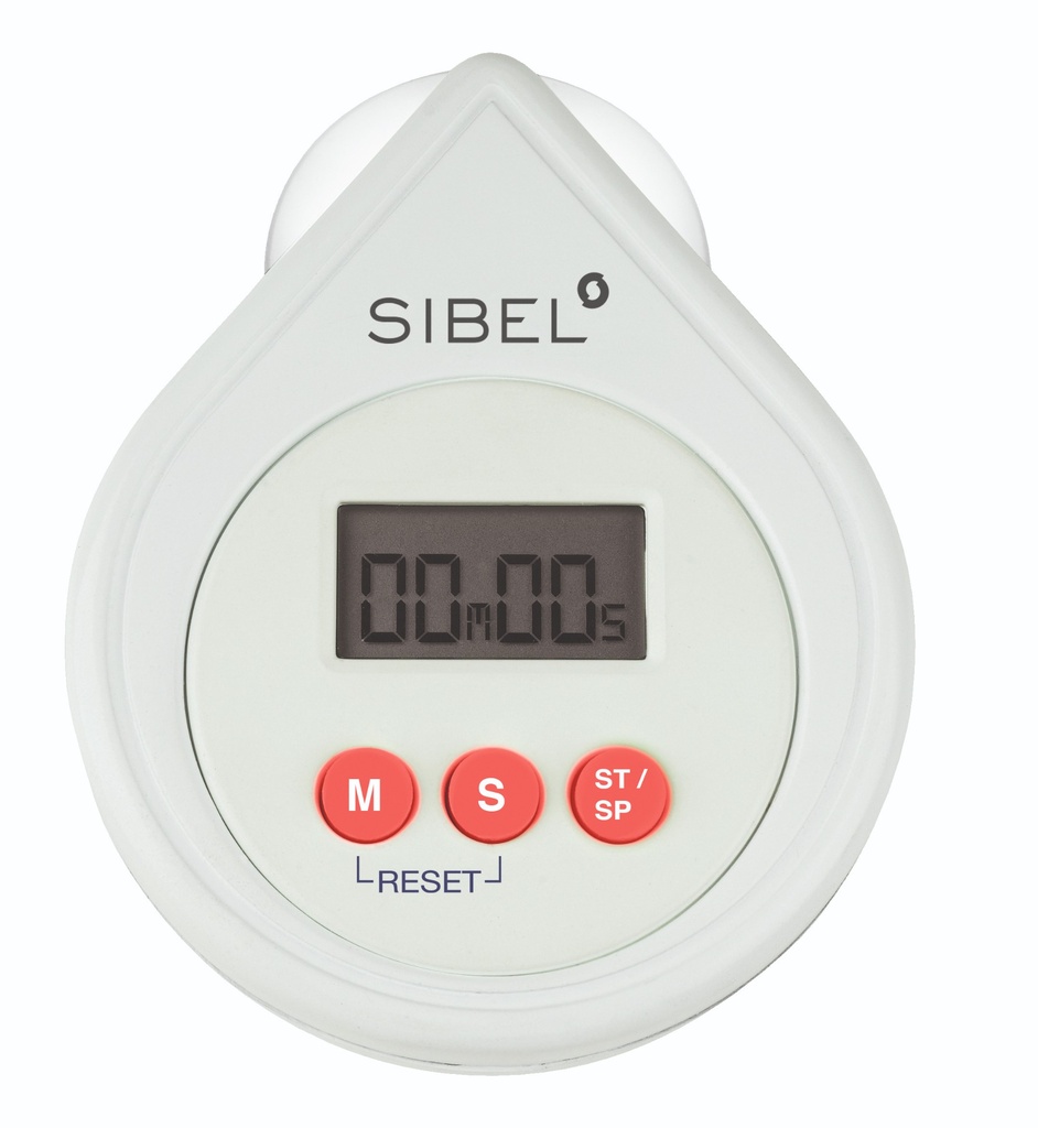 [S009004001] SIBEL Digitale Timer Waterdruppel Wit