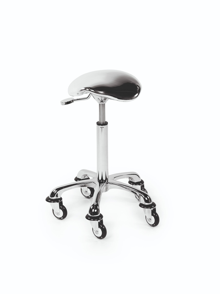 [P001170] SIBEL Tabouret Rollercoaster Excentrique Argent