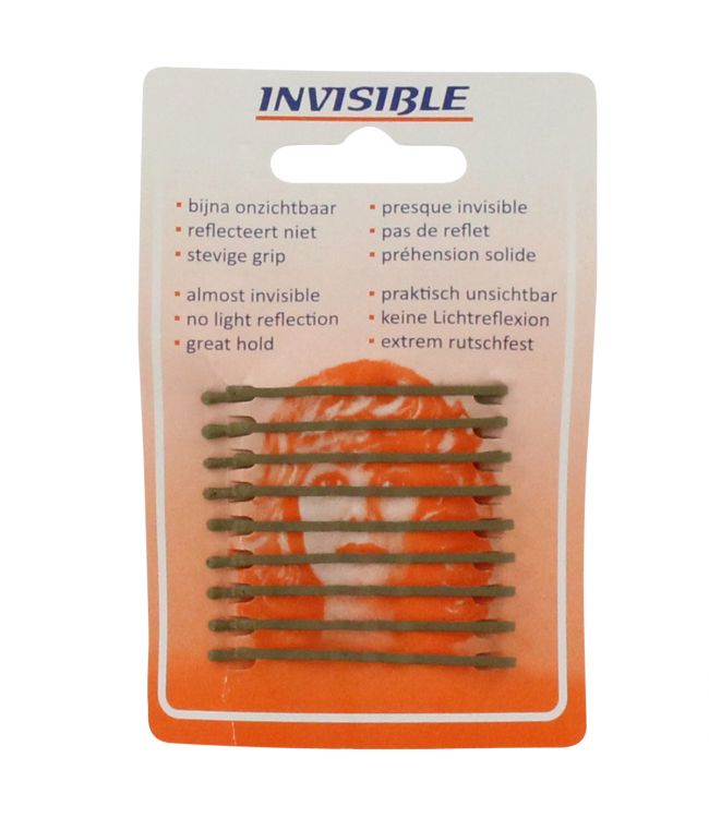 [CO032] Newey Hairclips - Inivisible - Kort Blond