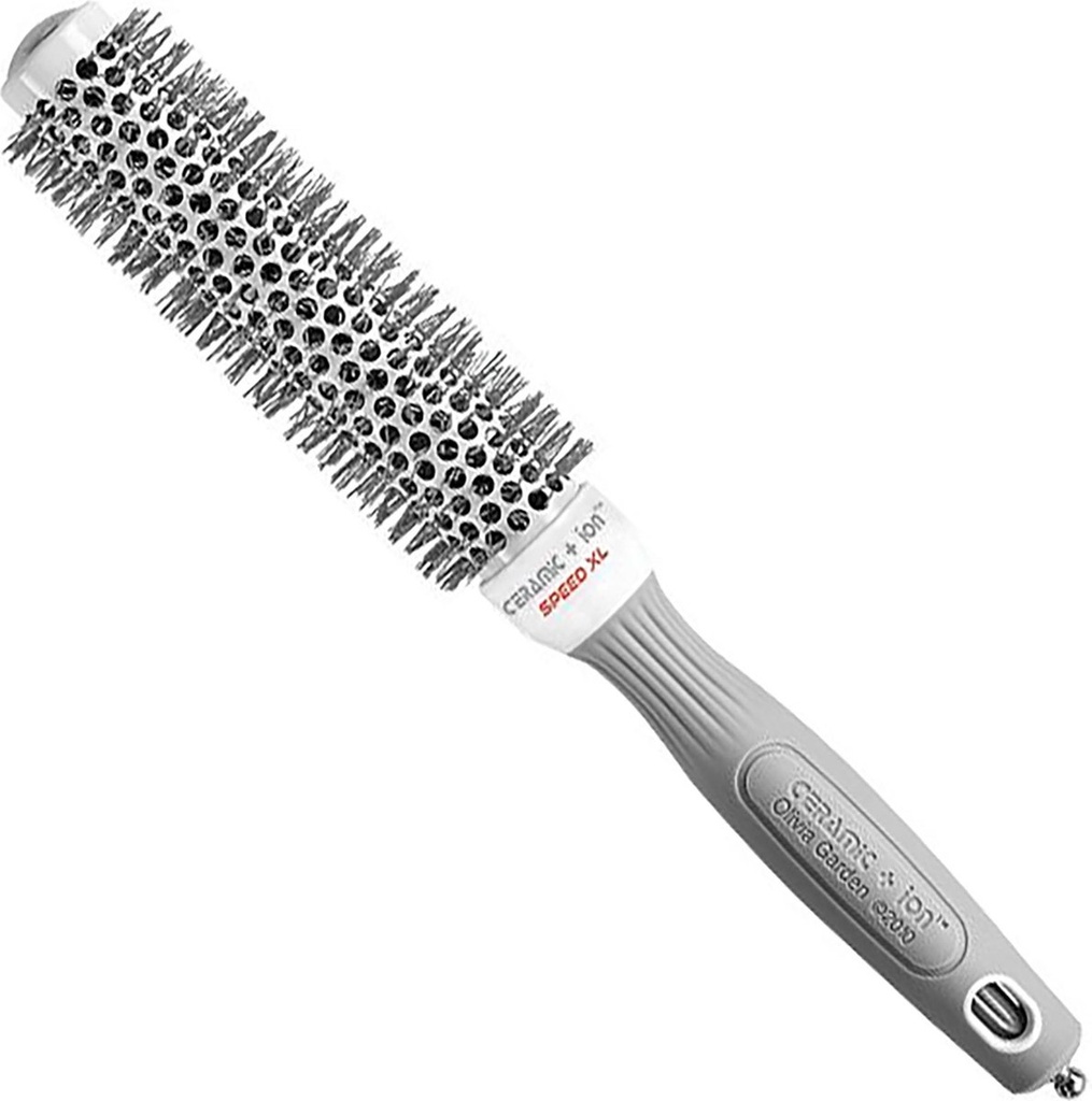Olivia Garden Expert Blowout Speed Wavy Bristles White&Grey 25XL