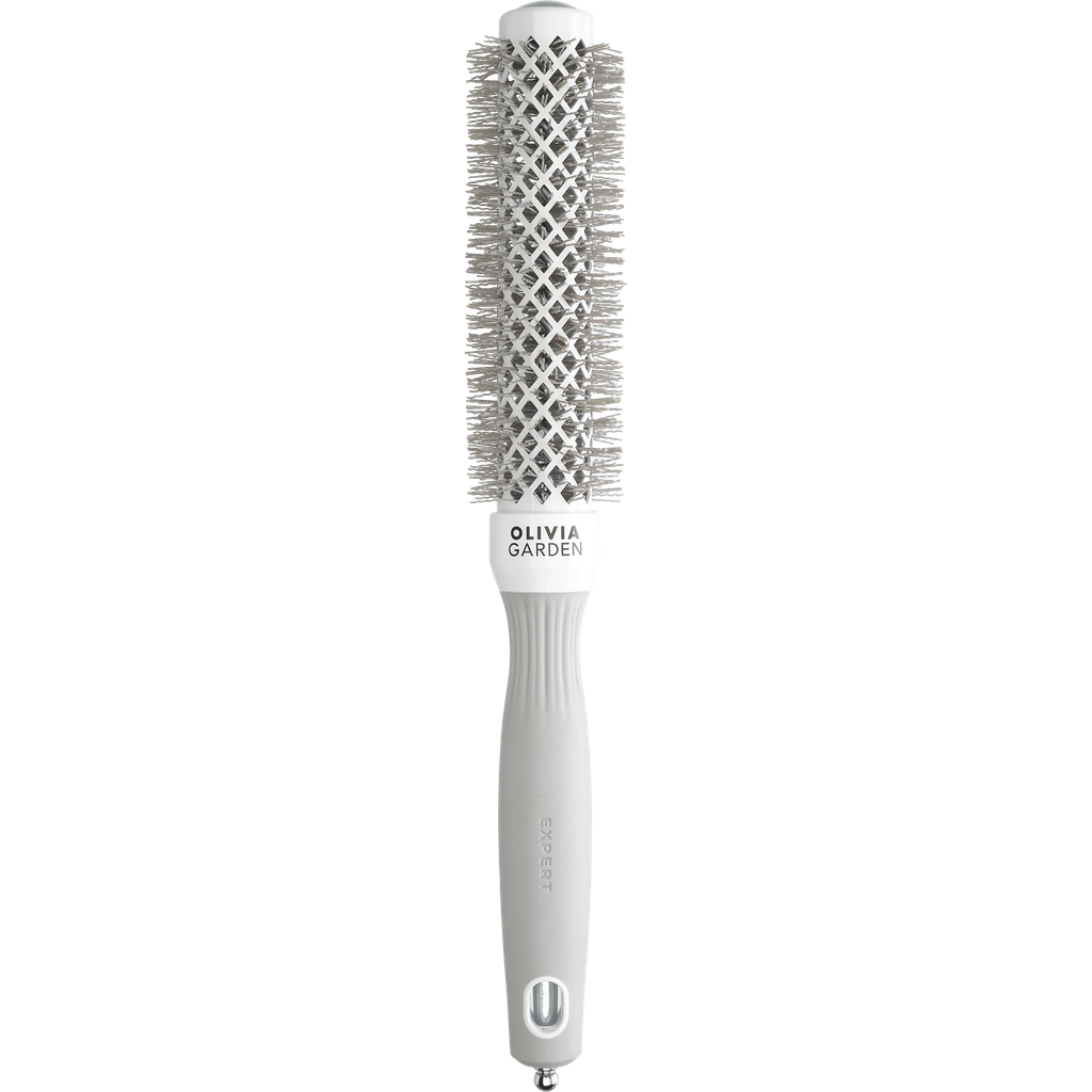 [ID2024] Olivia Garden Expert Blowout Speed Wavy Bristles White&Grey 25XL