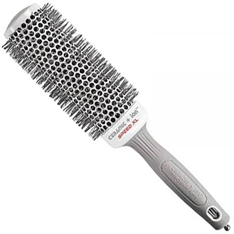 [ID2026] Olivia Garden Expert Blowout Speed Wavy Bristles White&Grey 45XL