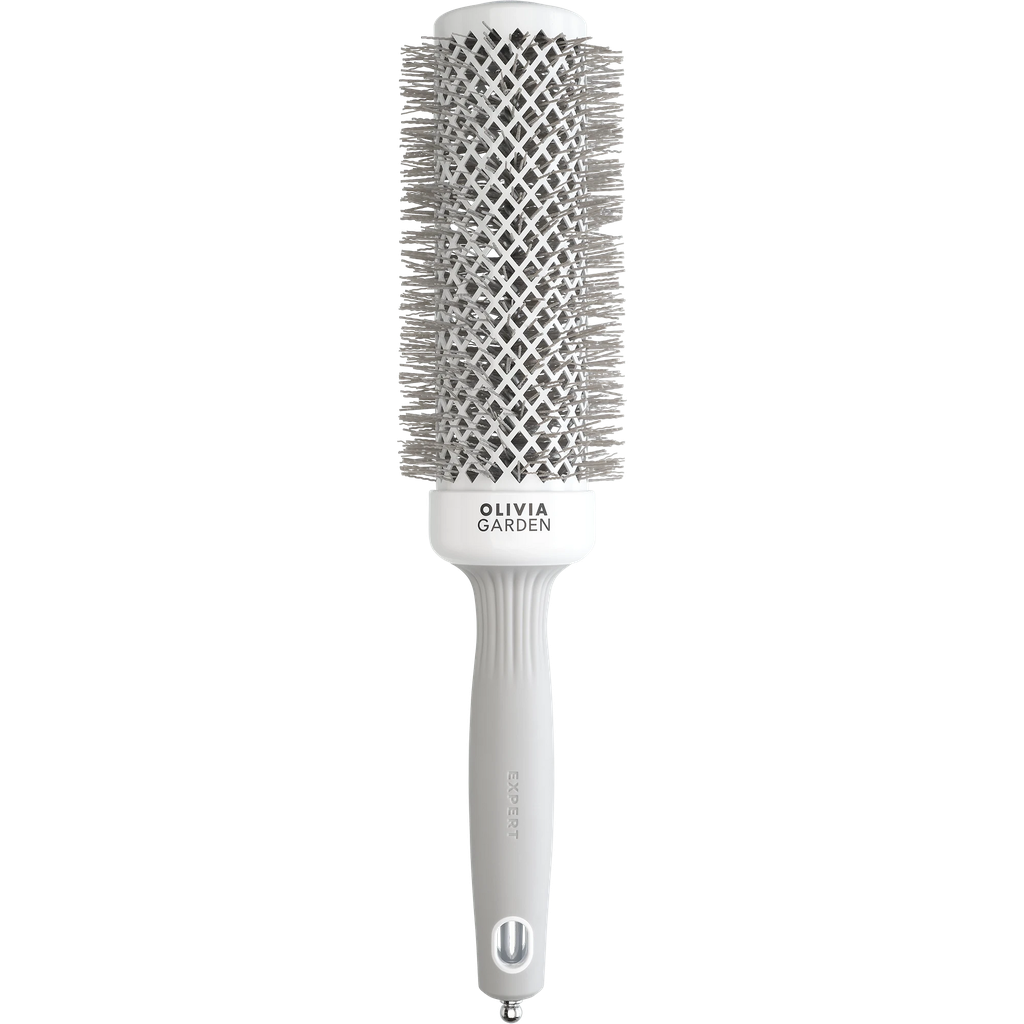 [ID2026] Olivia Garden Expert Blowout Speed Wavy Bristles White&Grey 45XL