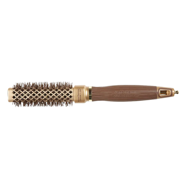 Olivia Garden Expert Blowout Straight Wavy Bristle Gold&Brown 20