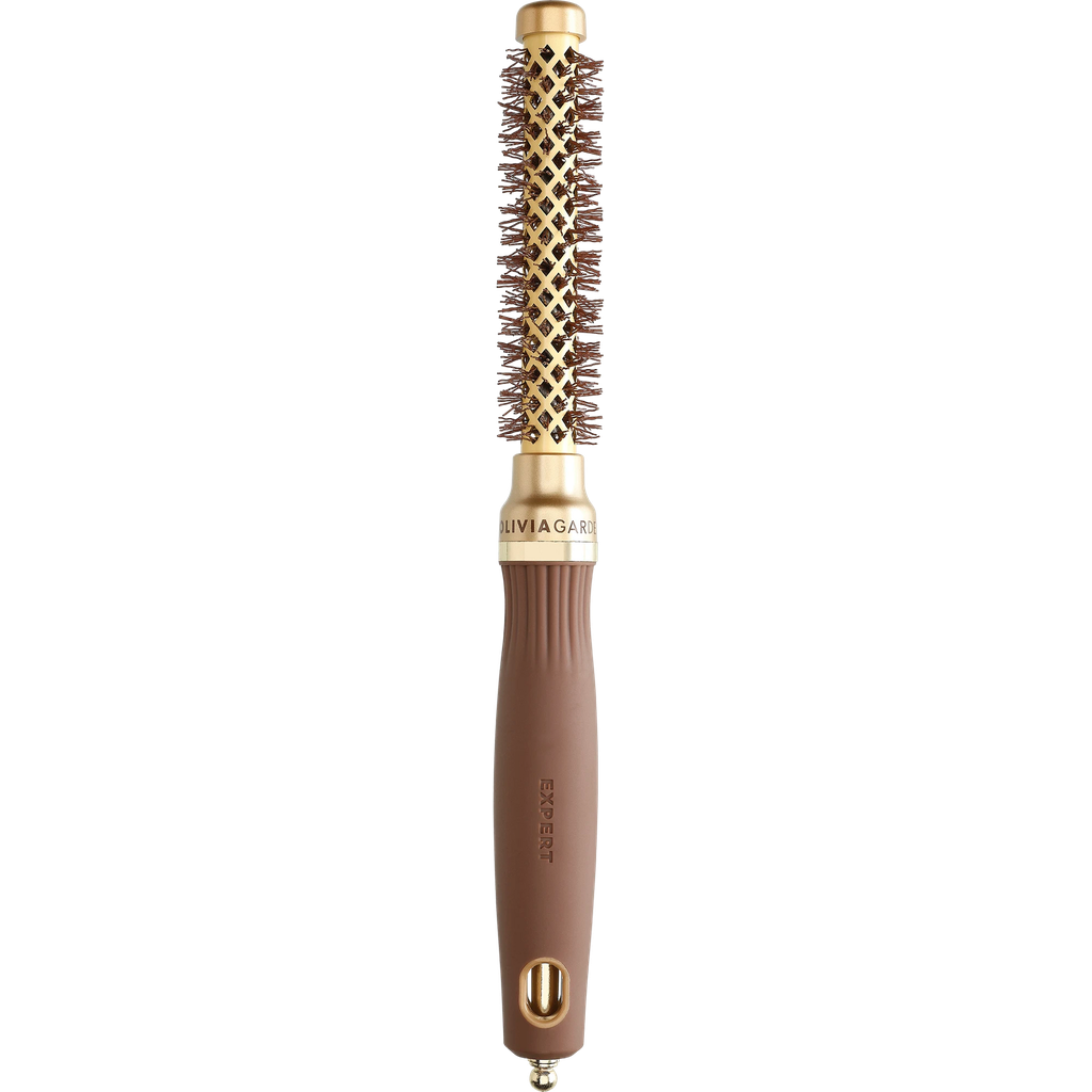[ID2046] Olivia Garden Expert Blowout Shine Wavy Bristle Gold&Brown 15