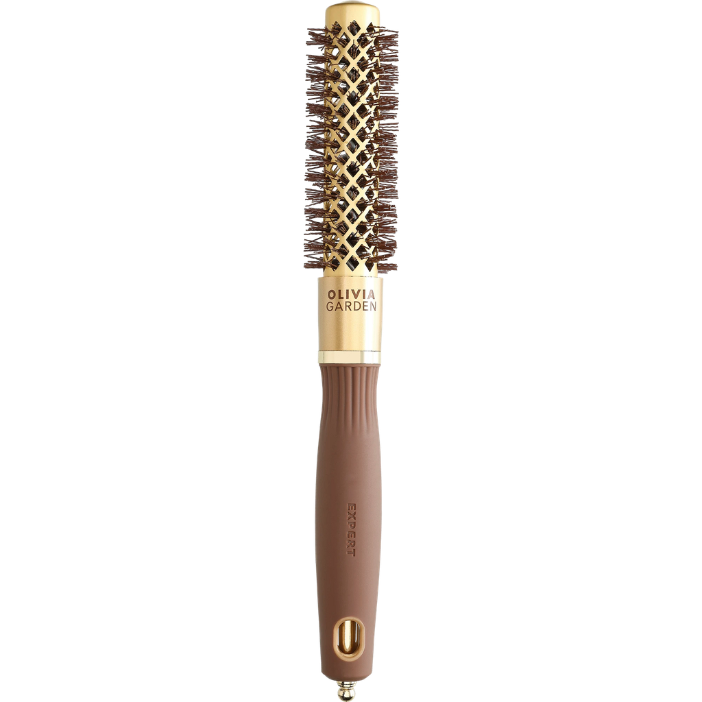 [ID2047] Olivia Garden Expert Blowout Shine Wavy Bristle Gold&Brown 20