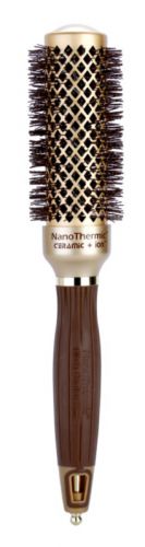 Olivia Garden Expert Blowout Shine Wavy Bristle Gold&Brown 35