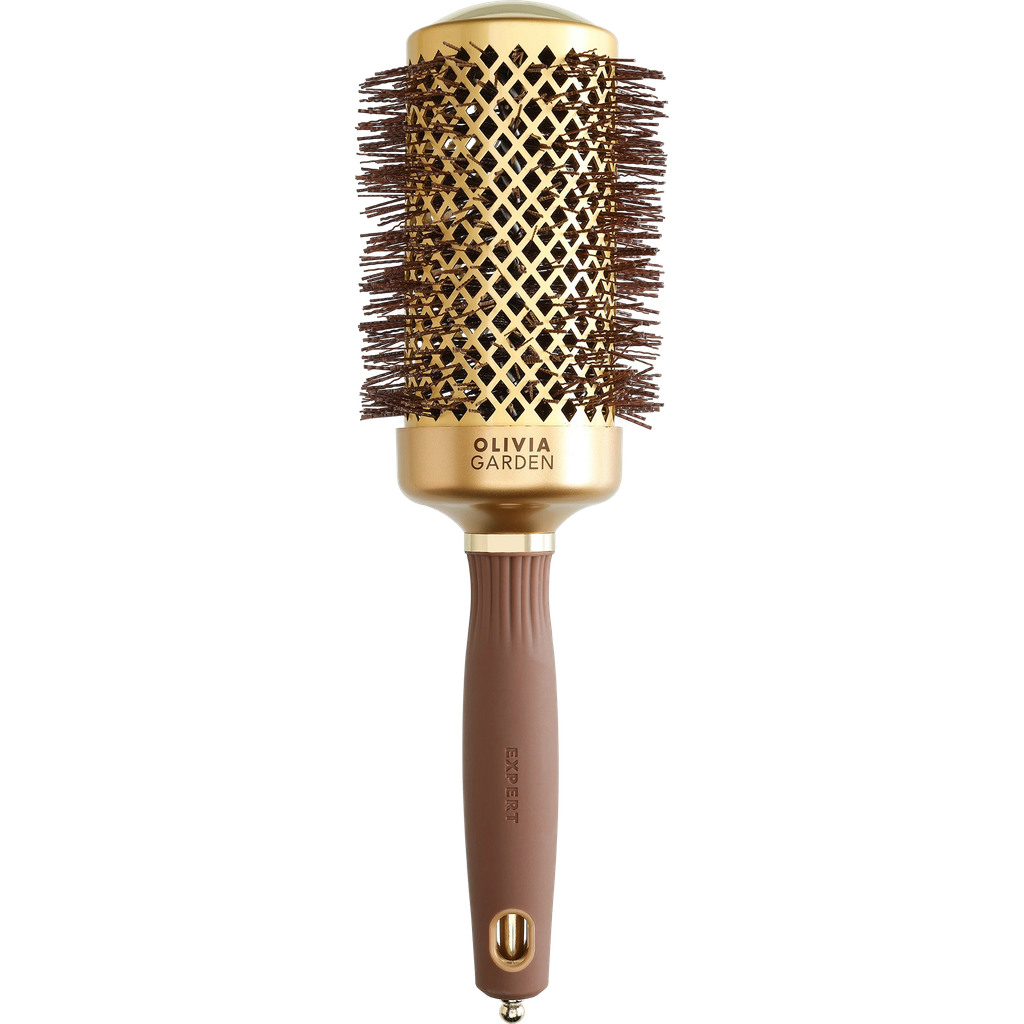 Olivia Garden Expert Blowout Shine Wavy Bristle Gold&Brown 55