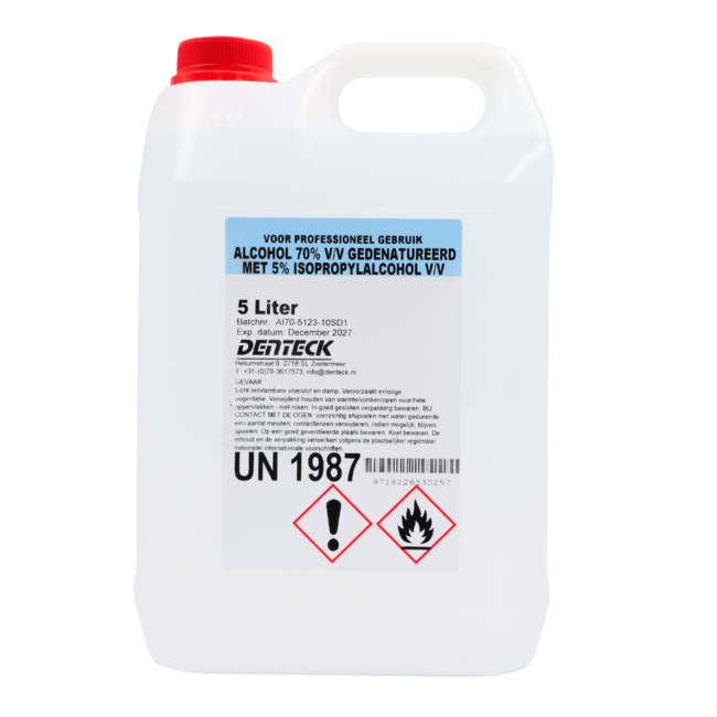 [40005] Alcool désinfectant 70° 5L