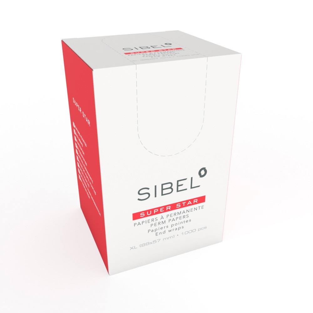 [P002736] SIBEL Perm Papers pointes Superstar boîte 1000 pcs