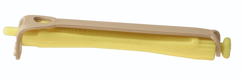 [S4800539] SIBEL Cold Wave Bigoudis Jaune 11.5mm 12 pcs