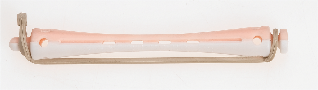 [S4500359] PERMANENTKRULLER LANG 12STK WIT ROSE 6,5MM