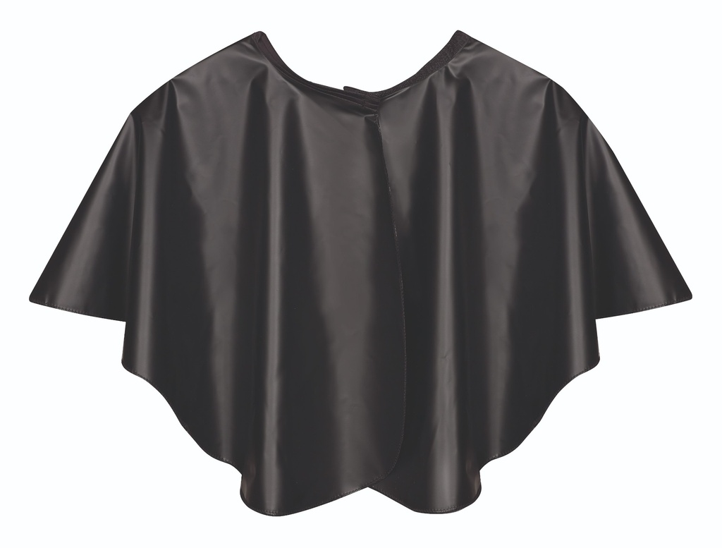 [S501243202] SIBEL Schouder Cape Rond Charlotte Zwart