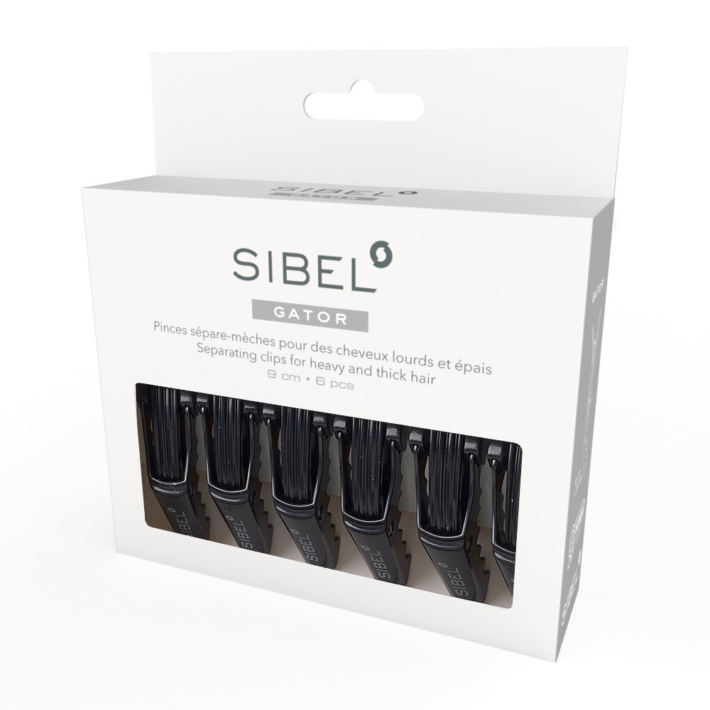 [S934096202] SIBEL scheidingsklemmen Zwart S 6st