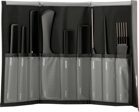 Jaguar Kamm-Set A-Line schwarz metallic  9tlg.