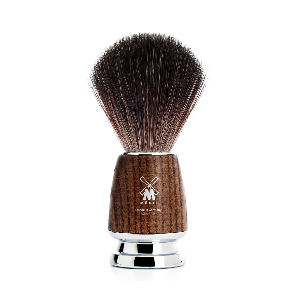[21H220] MUHLE SHAVING BRUSH BLACK FIBRE