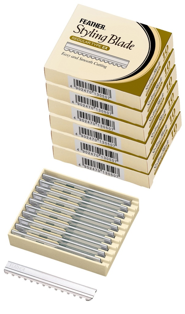 FEATHER PAQUET DE LAMES DE RASOIR 1X10 pcs