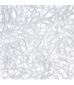 [S4432951] ELASTIC BANDS 500PCS TRANSPARENT 20MM