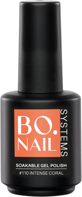 BO. Soakable Gel Polish #110 Intense Coral 7ml