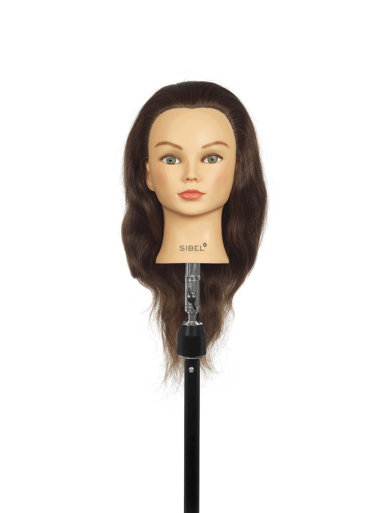 [S0040301] SIBEL Oefenhoofd Cathy Lichtbruin 15-40cm