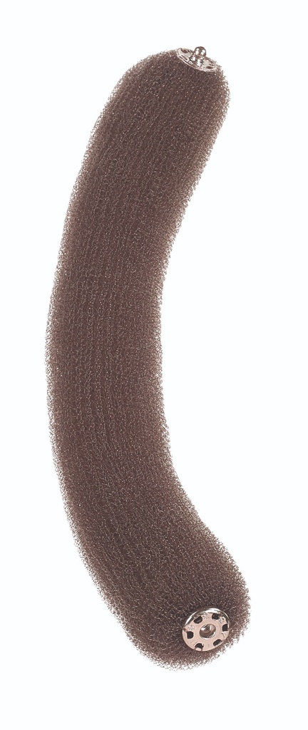 [S9503005] SIBEL Donut à chignon Nylon Brun 18cm