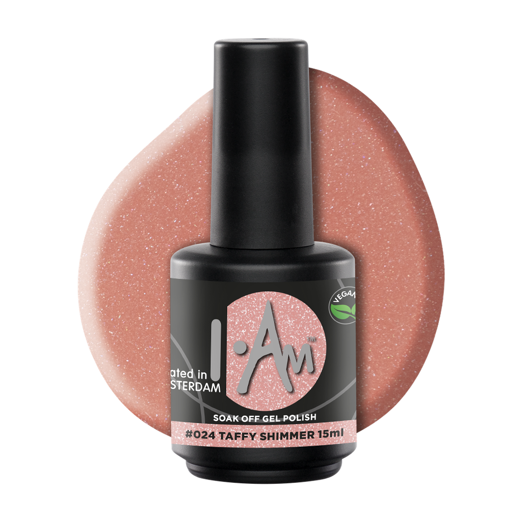 [1212177048] I.Am Soak Off Gel Polish #024 Taffy Shimmer (15ml)