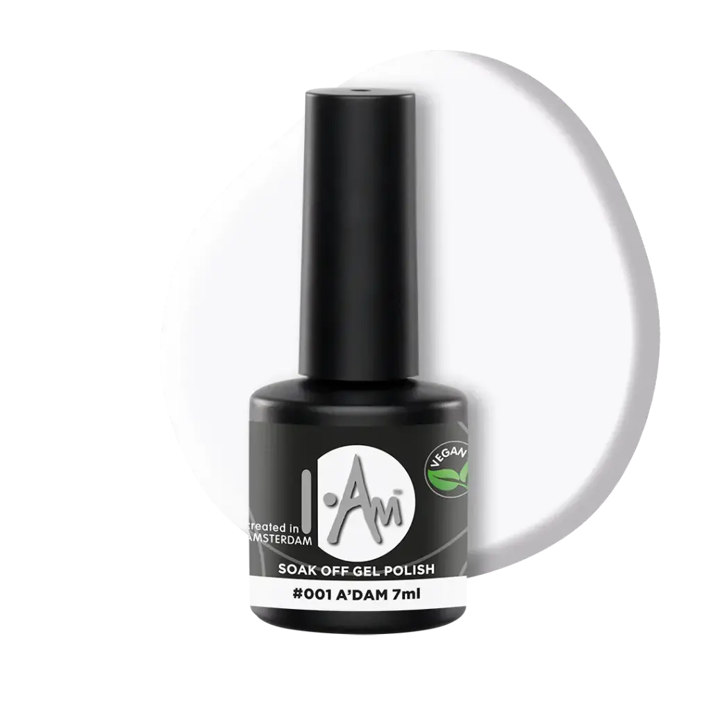 [1212177001] I.AM Soak Off Gel Polish #001 A'dam 7ml