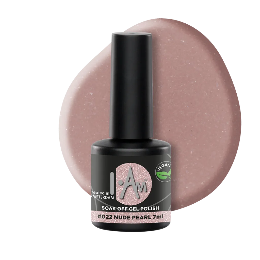 [1212177043] I.AM Soak Off Gel Polish #022 Nude Pearl 7ml