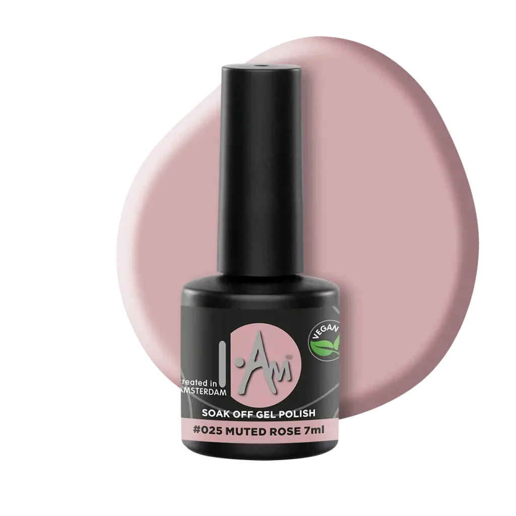 [1212177049] I.AM Soak Off Gel Polish #025 Muted Rose 7ml