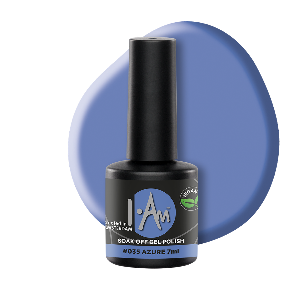 [1212177069] I.AM Soak Off Gel Polish #035 Azure 7ml