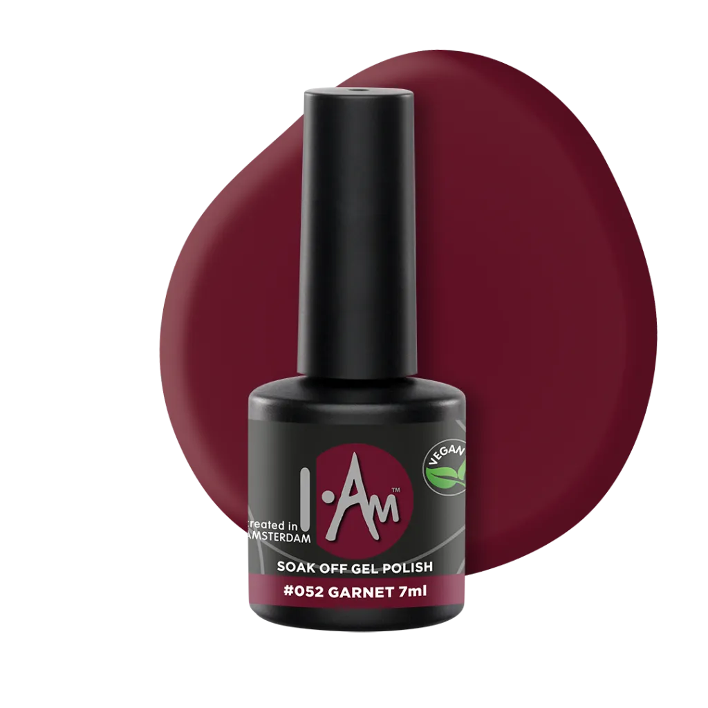 [1212177103] I.AM Soak Off Gel Polish #052 Garnet 7ml