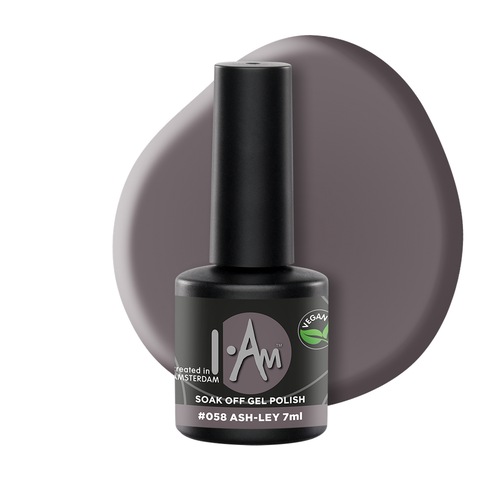 [1212177115] I.AM Soak Off Gel Polish #058 Ash-ley 7ml