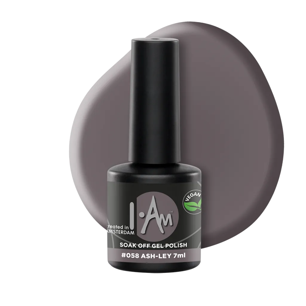 [1212177115] I.AM Soak Off Gel Polish #058 Ash-ley 7ml