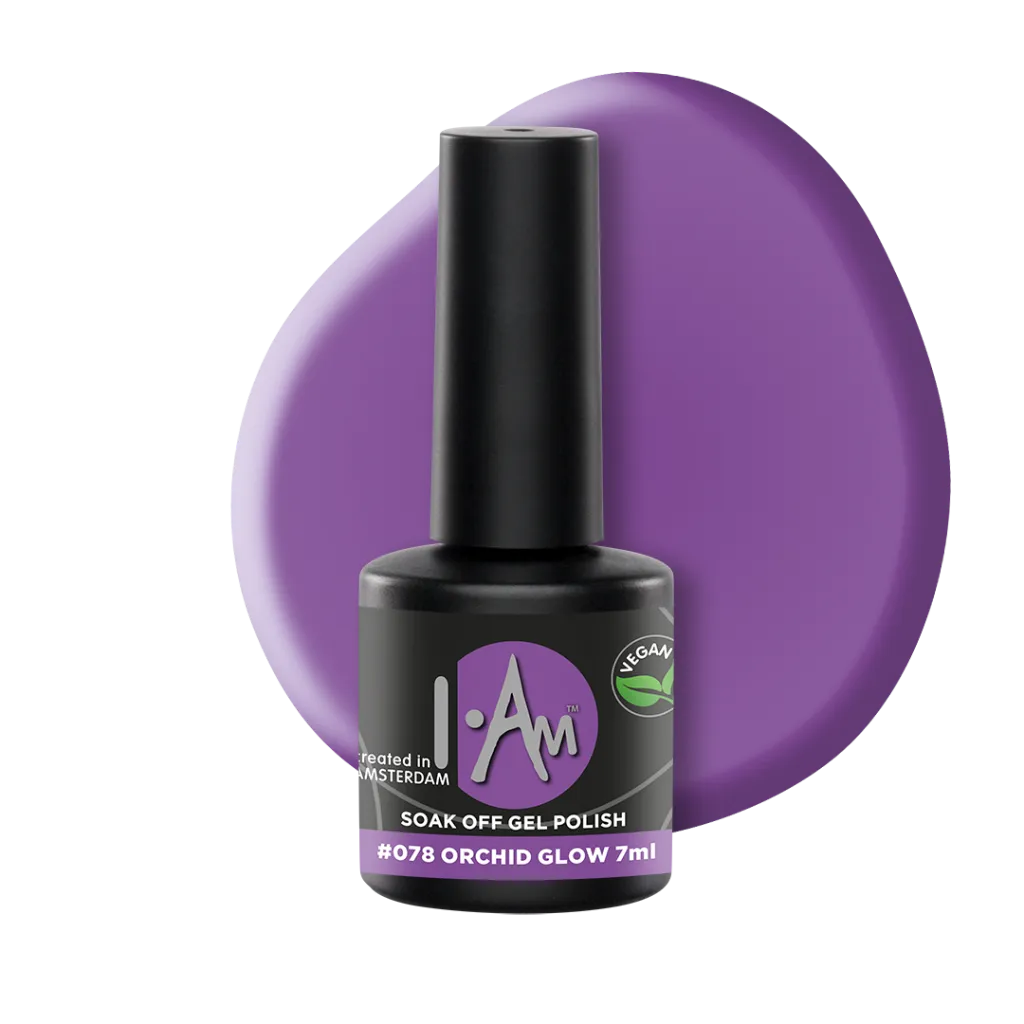 [1212177155] I.AM Soak Off Gel Polish #078 Orchid Glow 7ml
