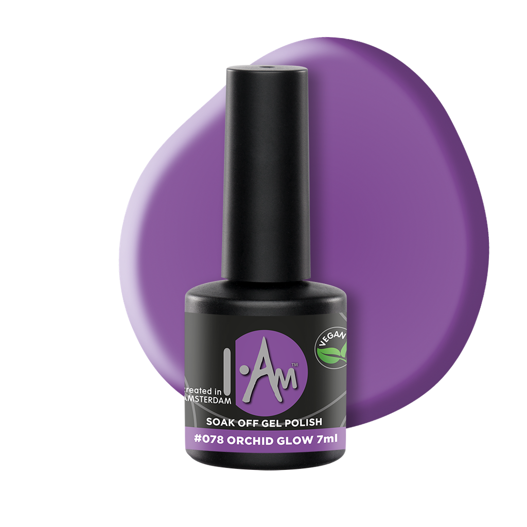 [1212177155] I.AM Soak Off Gel Polish #078 Orchid Glow 7ml