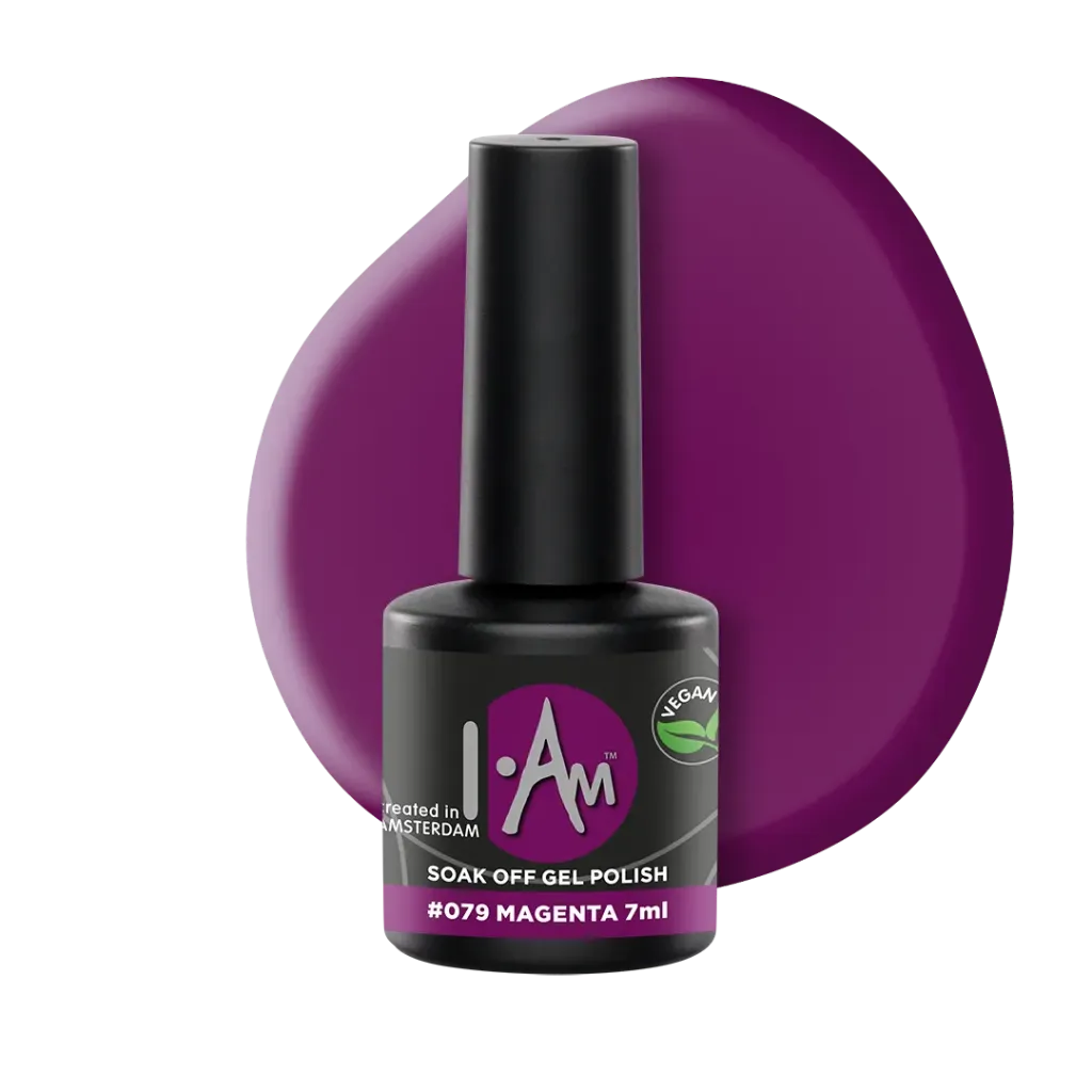[1212177157] I.AM Soak Off Gel Polish #079 Magenta 7ml