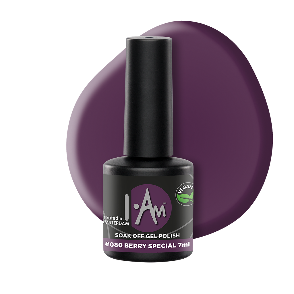 [1212177159] I.AM Soak Off Gel Polish #080 Berry Special 7ml