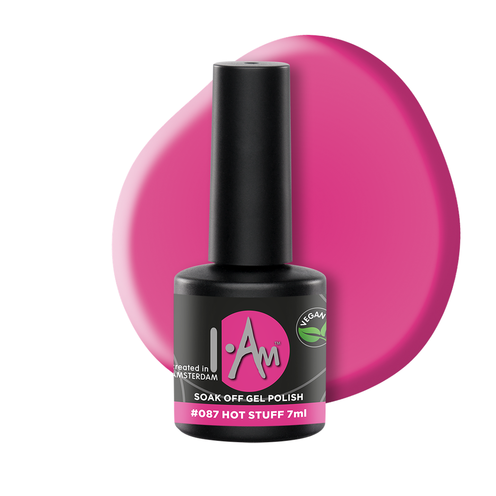 [1212177173] I.AM Soak Off Gel Polish #087 Hot Stuff 7ml