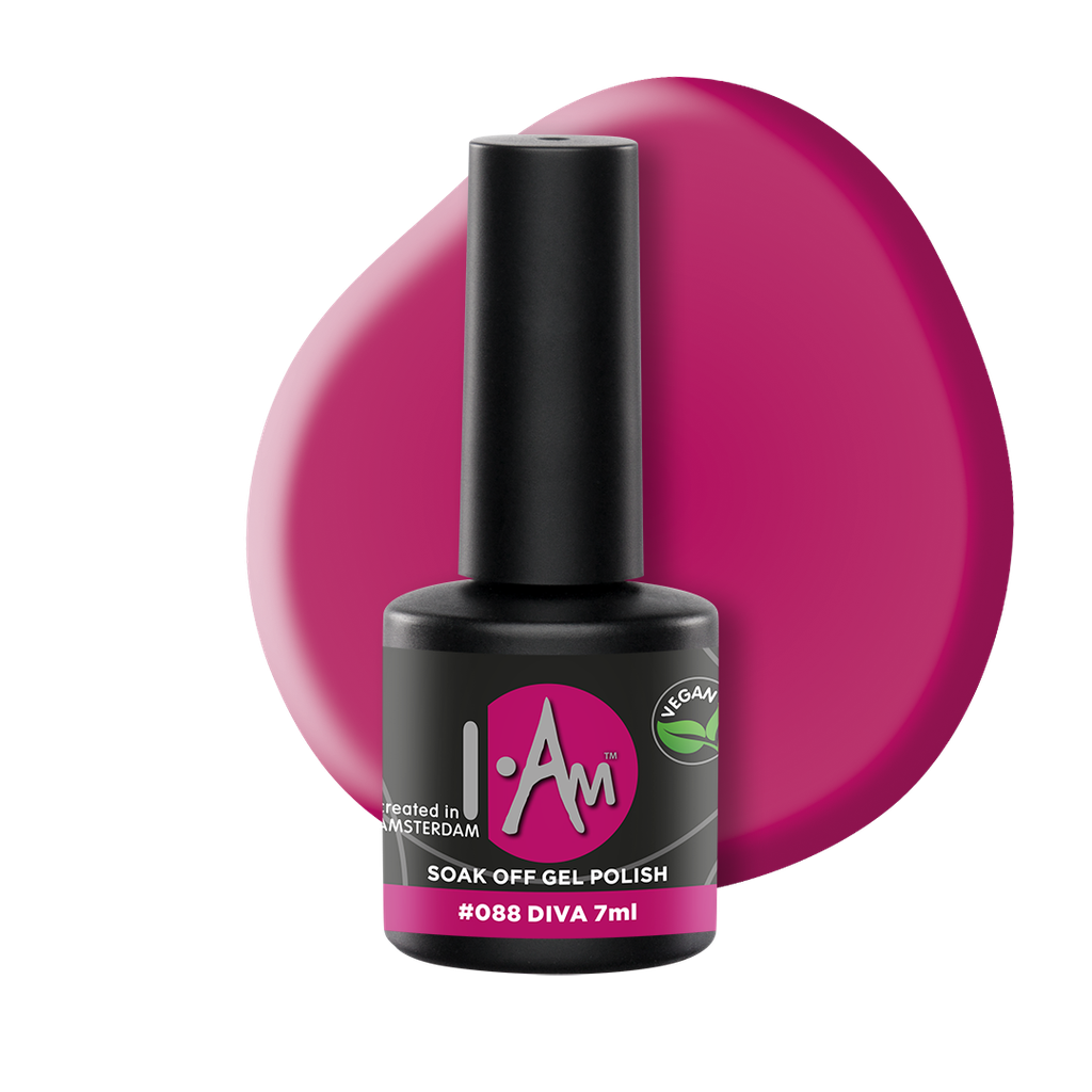 [1212177175] I.AM Soak Off Gel Polish #088 Diva 7ml
