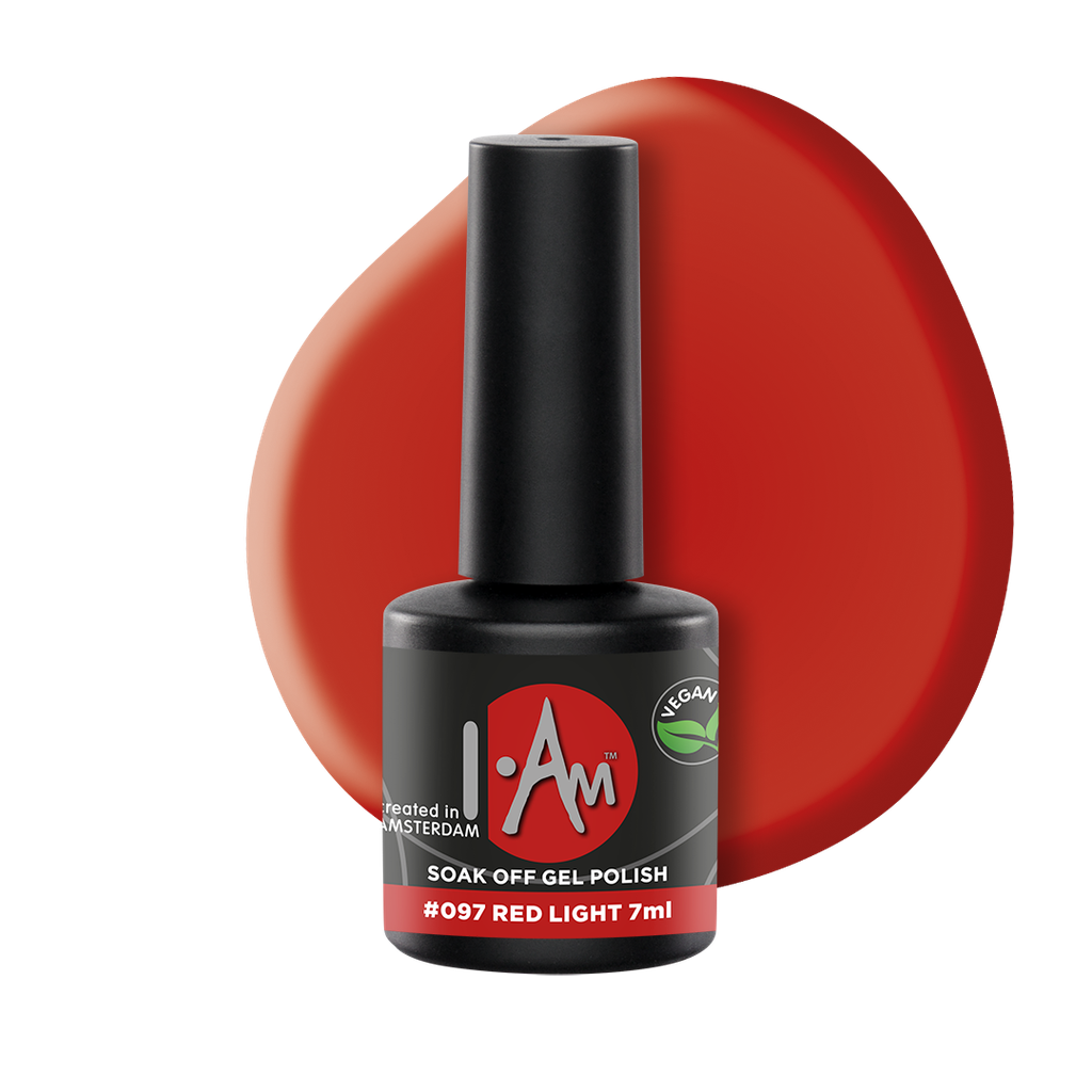 [1212177193] I.AM Soak Off Gel Polish #097 Red Light 7ml