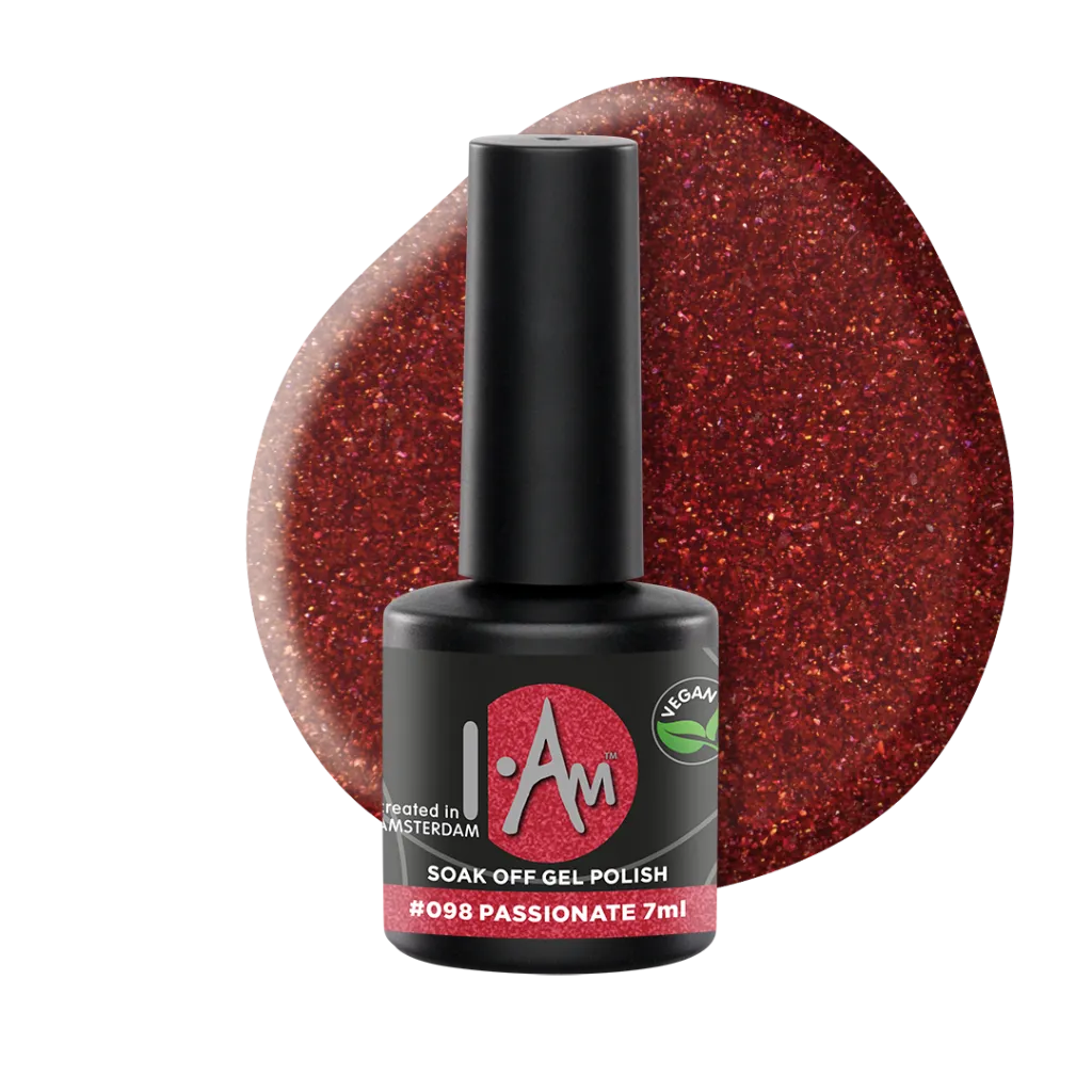 [1212177195] I.AM Soak Off Gel Polish #098 Passionate 7ml