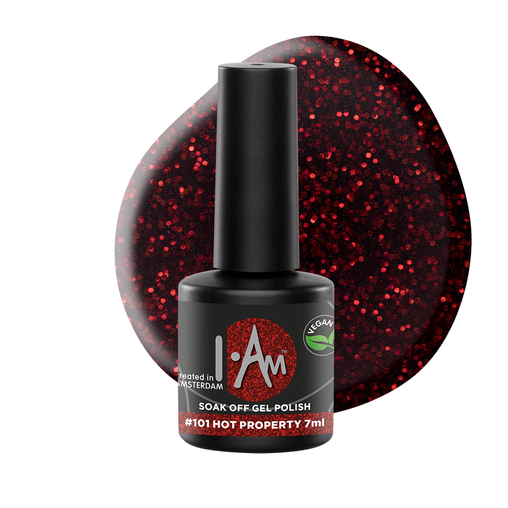 [1212177201] I.AM Soak Off Gel Polish #101 Hot Property 7ml