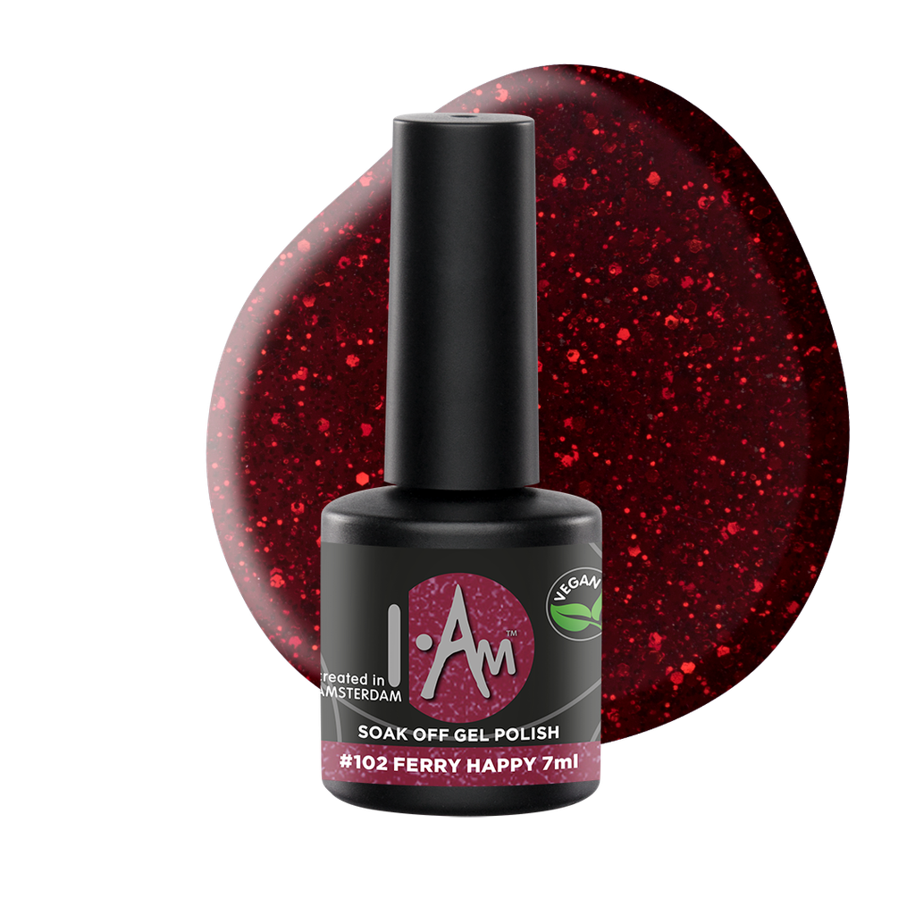 [1212177203] I.AM Soak Off Gel Polish #102 Ferry Happy 7ml